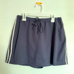 New York and company blue athletic skirt with shorts underneath size small